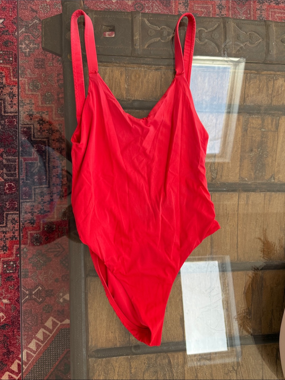 Vitamin A Bright Red One-Piece Swimsuit